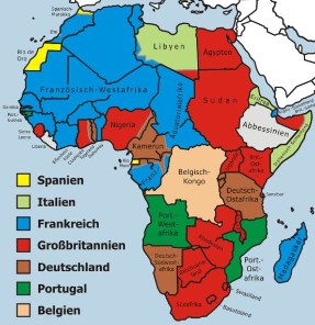 Die Gliederung Afrikas nach der sog. "Kongo-Akte" der Berliner Konferenz (1885)
