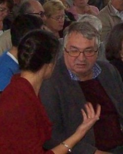 Heinz Bierbaum im Gespräch mit Sahra Wagenknecht