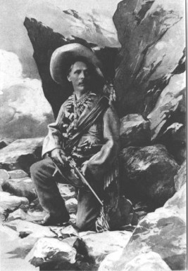 Karl May; Selbstbildnis als der "gute" Old Shatterhand; Quelle: Wikimedia Commons